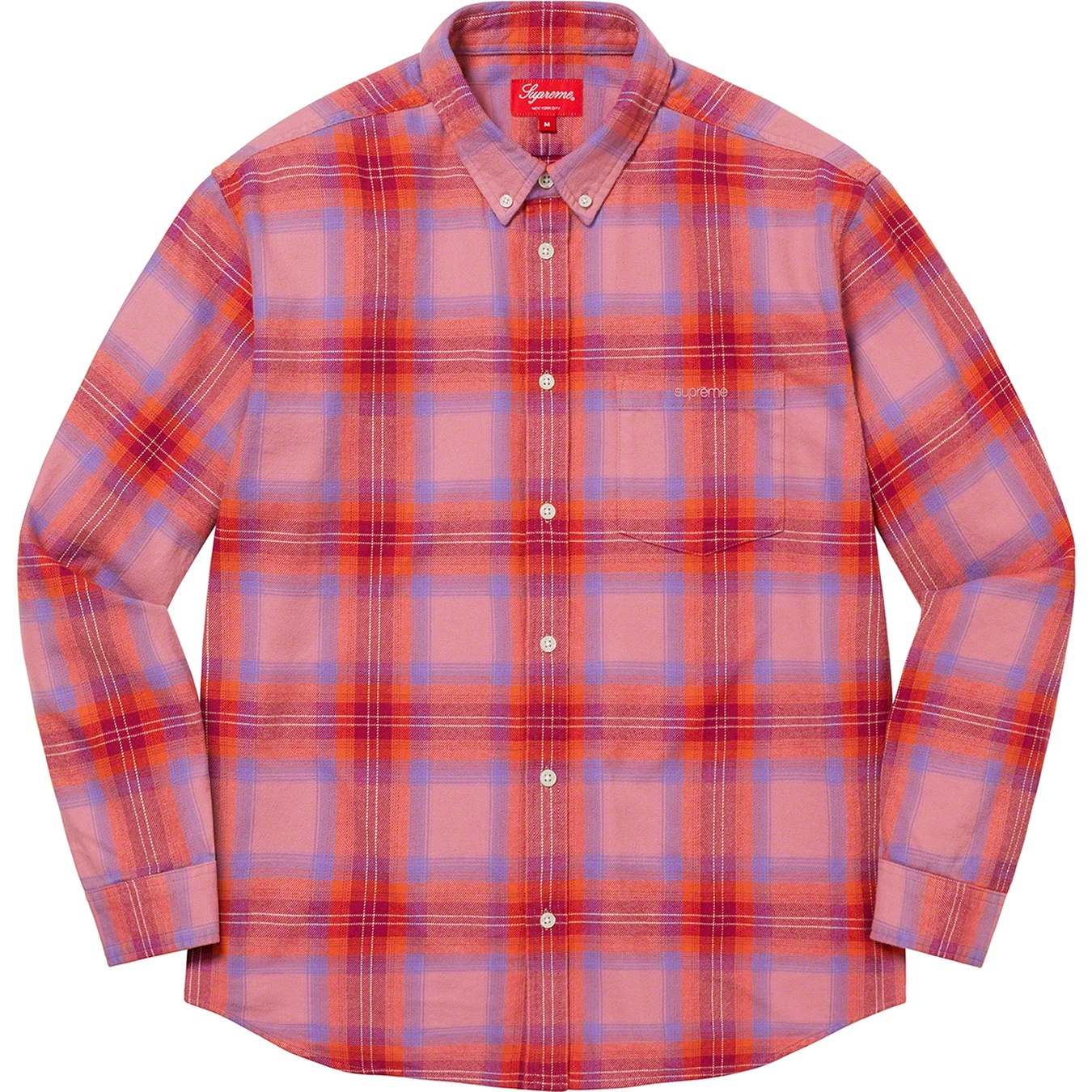 Brushed Plaid Flannel Shirt view 7